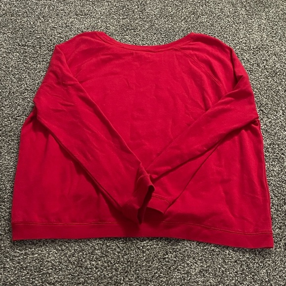 Bethany Mota Aeropostale Giraffe Christmas long sleeve sweater L - Picture 12 of 12